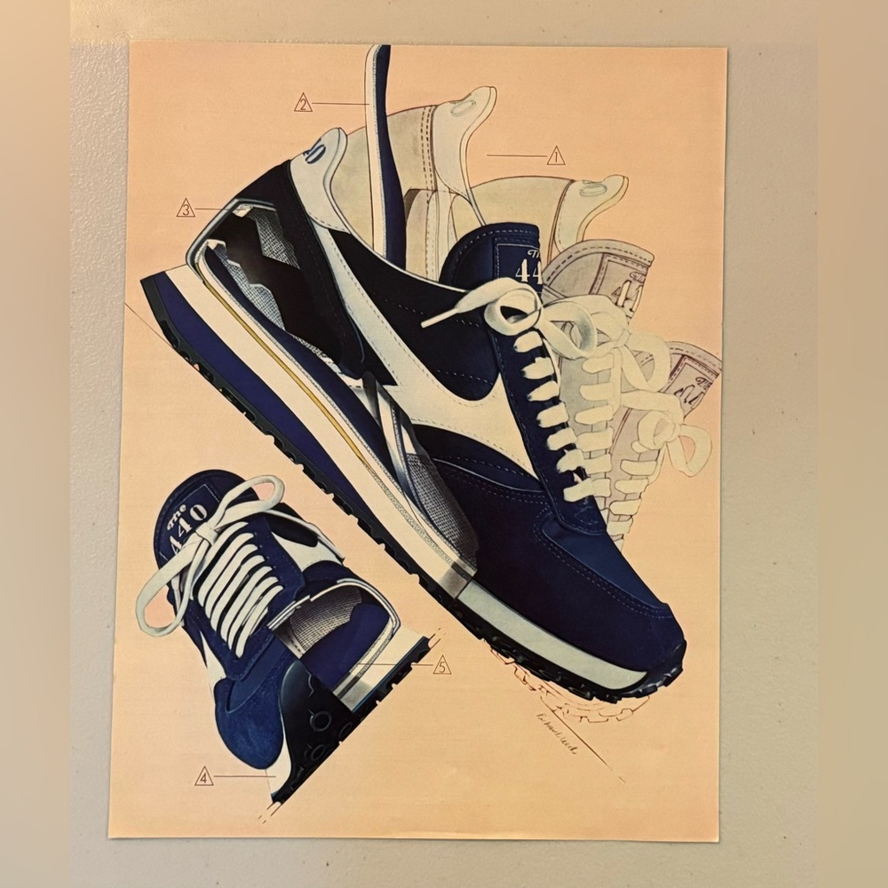5/$20 Vintage Sneaker print 1981 (Life Magazine print)